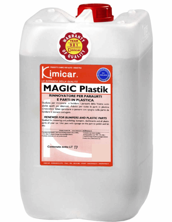 Dizajn bez názvu (22) Kimicar MAGIC PLASTIK renovátor plastových povrchov 12L – Obrázok 1