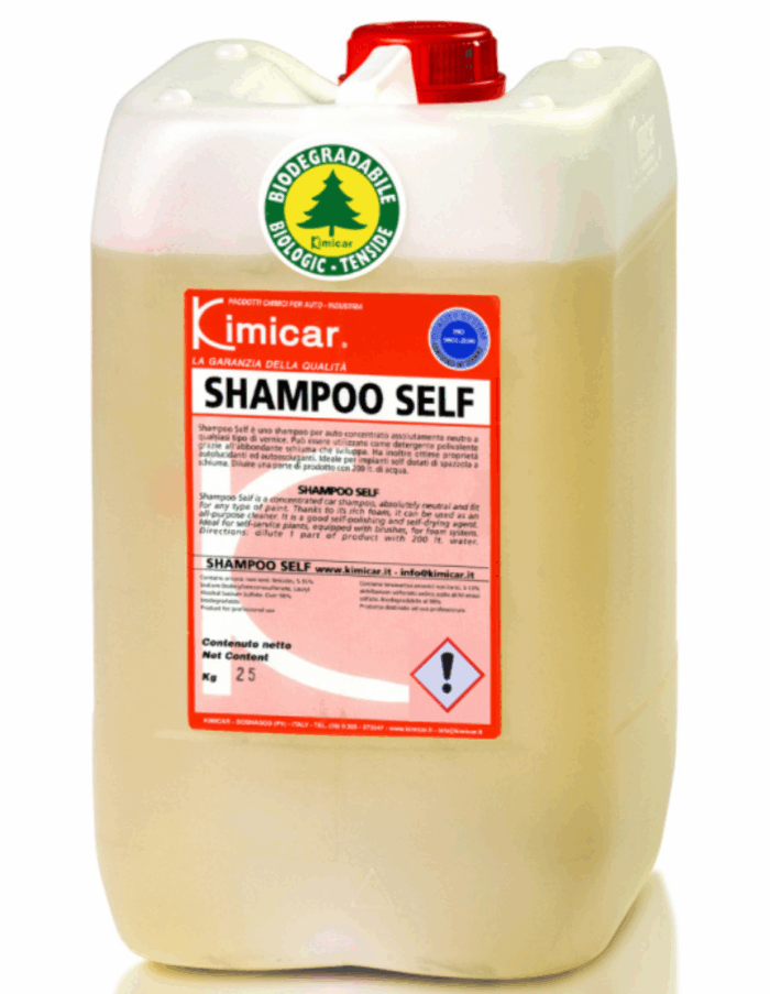 Kimicar SHAMPOO SELF koncentrovaný autošampón pre samoobslužné autoumyvárne  25kg – Obrázok 1