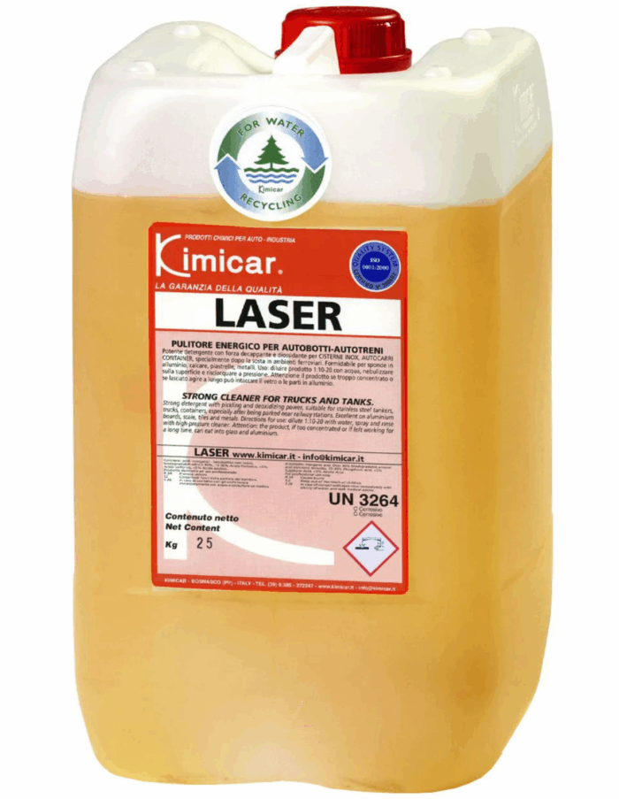 Dizajn bez názvu (72) Kimicar LASER silný čistiaci prípravok pre osobné aj nákladné vozidlá 12kg – Obrázok 1