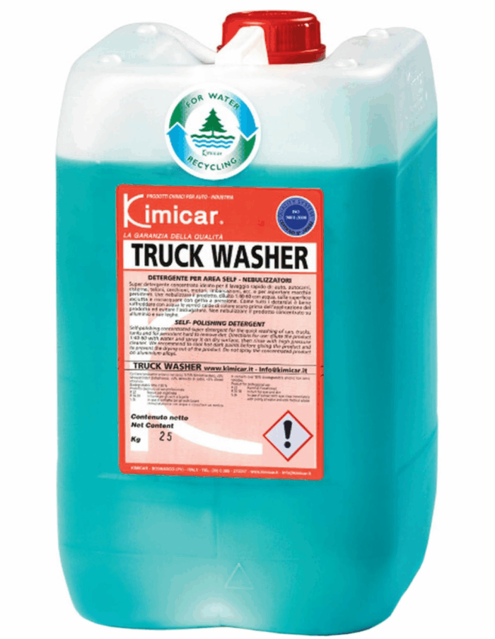 Dizajn bez názvu (99) Kimicar TRUCK WASHER výkonný čistiaci prostriedok pre bezdotykové umývanie 25kg – Obrázok 1