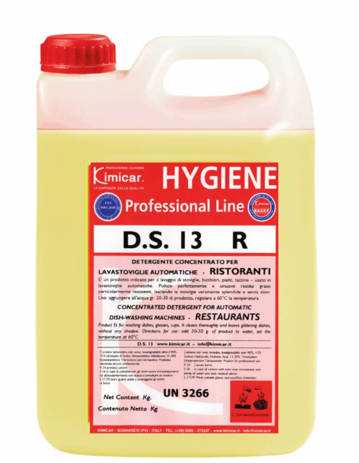 Dizajn bez názvu - 2025-12-05T150215.357 Kimicar D.S 13 R prostriedok do umývačiek riadu 5000ml – Obrázok 1