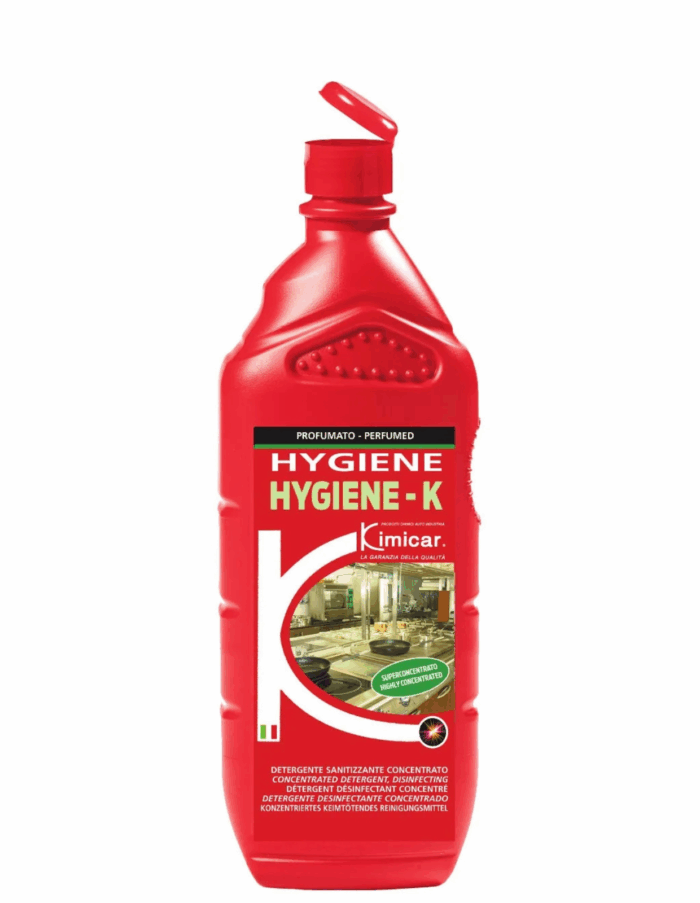 Dizajn bez názvu - 2025-12-05T155059.760 Kimicar HYGIENE-K čistič povrchov priemyselných kuchýň 1000ml – Obrázok 1