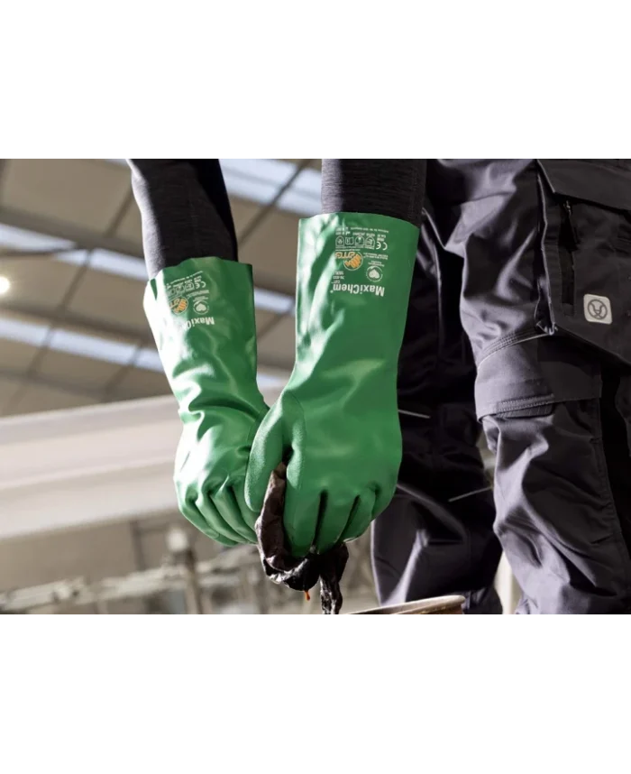 ATG®Chemické rukavice MaxiChem® 76-830 s TRItech™ – Obrázok 2