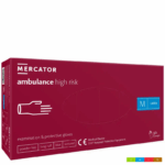 Diagnostické latexové rukavice MERCATOR® ambulance high risk 50ks/bal.