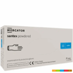 Latexové rukavice MERCATOR® santex powdered 100ks/bal.
