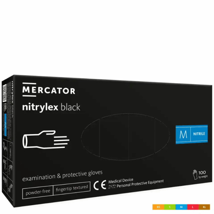 Dizajn bez názvu - 2026-01-20T094902.144 Nitrilové rukavice MERCATOR® nitrilex black 100ks/bal. – Obrázok 1