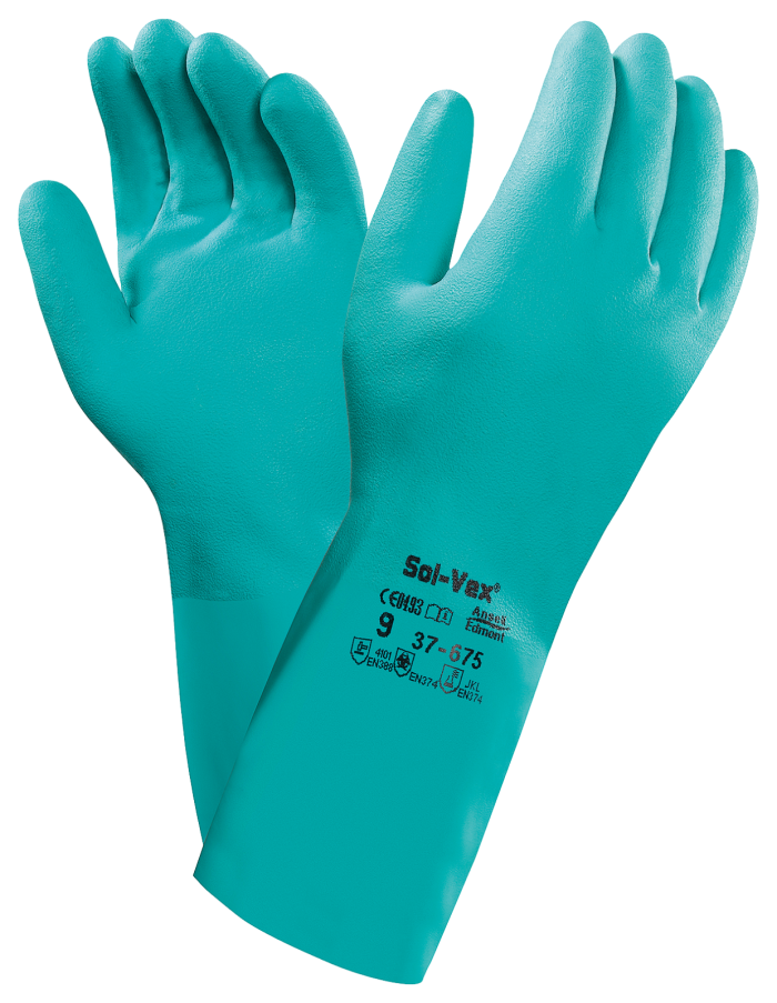 Chemické rukavice AlphaTec® Solvex® 37-675 – Obrázok 1
