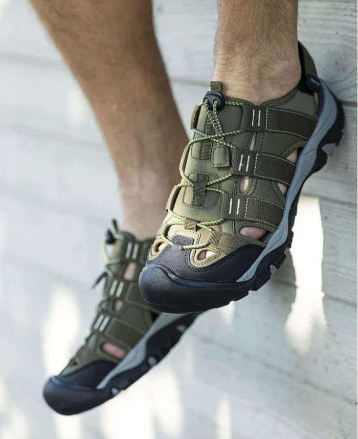 Sandále ARDON®SPRING KHAKI – Obrázok 2