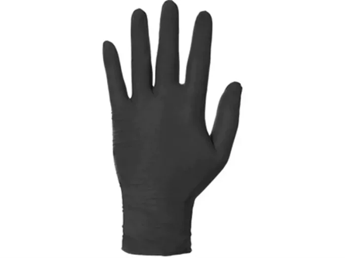 Nitrilové rukavice MERCATOR® nitrilex black 100ks/bal. – Obrázok 2