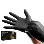 Nitrilové rukavice MERCATOR® Gogrip čierne 50ks/bal. – Obrázok 3