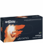 Nitrilové rukavice s diamantovou textúrou GRIPZZLY ORANGE 50ks/Bal.