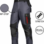 Strečové nohavice ULTRATECH RIP-STOP šedé