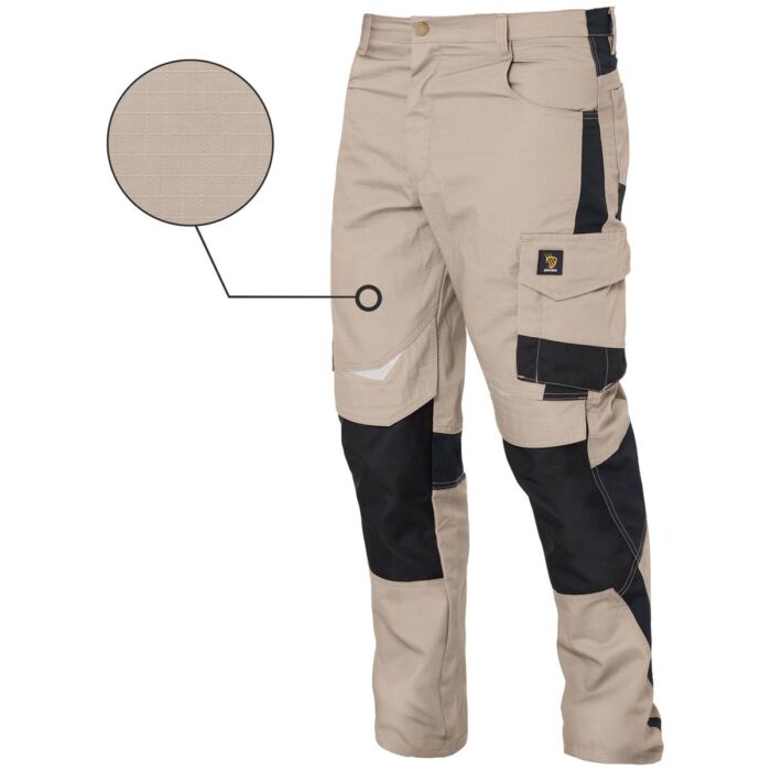 Nohavice do pása HELICON SP RIP-STOP 260 khaki – Obrázok 3