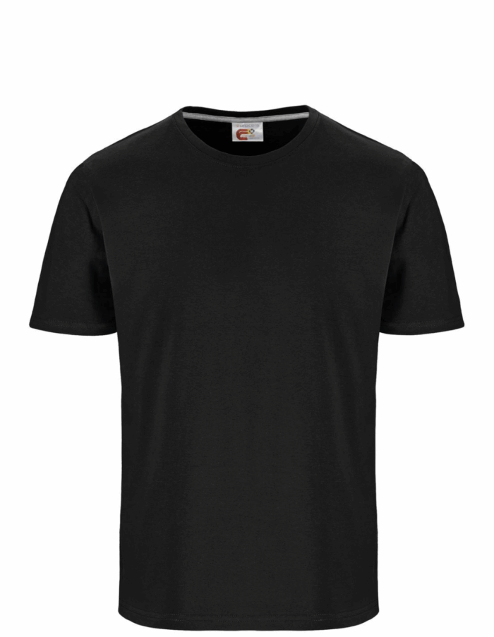 Tričko CFT 180g/m² Čierne – Obrázok 1