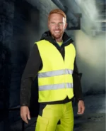 Reflexná výstražná vesta ARDON®ALEX Žltá – Obrázok 2