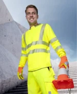 Reflexné tričko s dlhým rukávom ARDON®SIGNAL Hi-Vis žlté – Obrázok 2