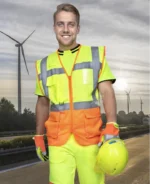 Reflexná manažérska výstražná vesta ARDON®SIGNAL Žlto-oranžová – Obrázok 2