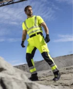Reflexné nohavice do pása ARDON®SIGNAL+ žlto-čierne – Obrázok 2