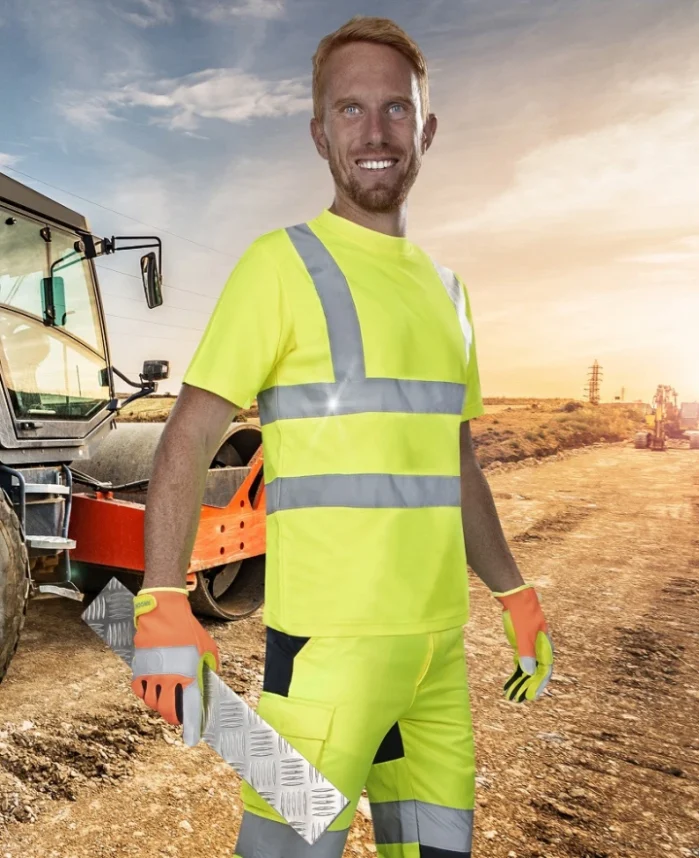 Reflexné tričko hi-viz ARDON®REF101 Žlté – Obrázok 2