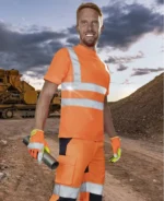 Reflexné tričko hi-viz ARDON®REF102 Oranžové – Obrázok 2