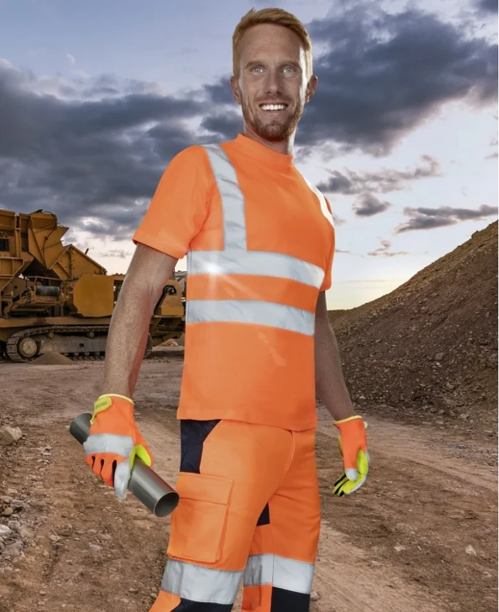 Reflexné tričko hi-viz ARDON®REF102 Oranžové – Obrázok 2