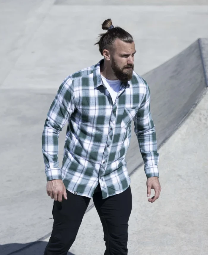 Košeľa ARDON®OPTIFLANNELS Zelená – Obrázok 2