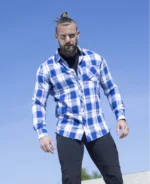 Košeľa ARDON®OPTIFLANNELS Kráľovská modrá – Obrázok 2
