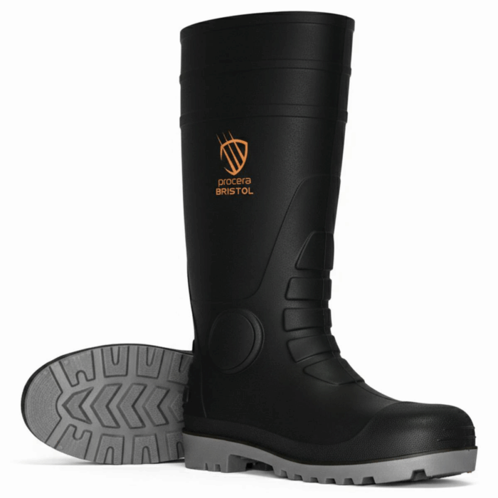 Dizajn bez názvu - 2026-02-11T094723.864 Bezpečnostné čižmy z PVC PROCERA Bristol S5 – Obrázok 1