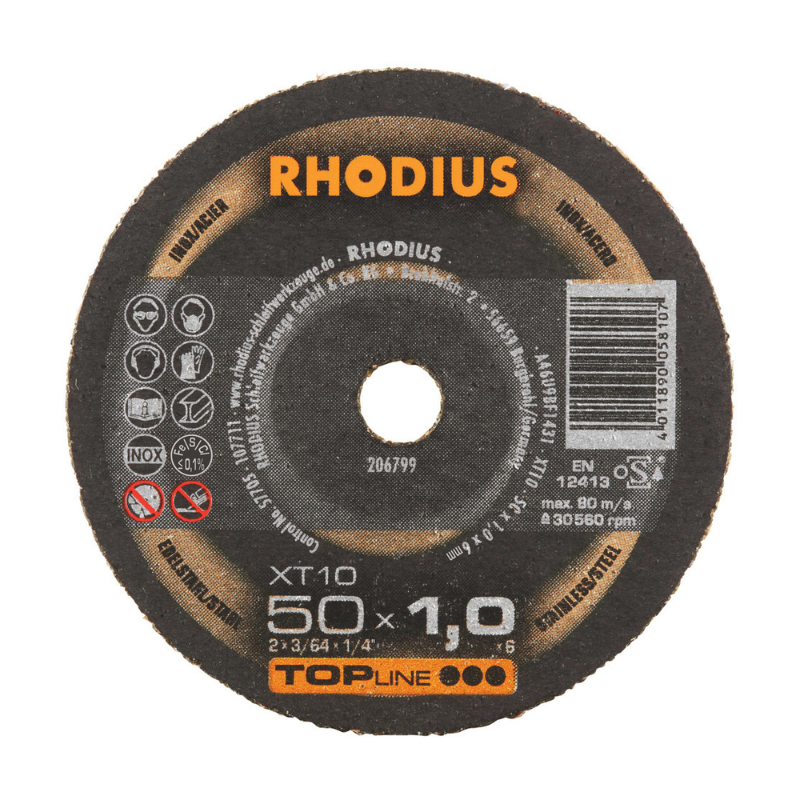 Dizajn bez názvu - 2026-02-26T101851.667 MINI rezný kotúč XT10 RHODIUS 50mm – Obrázok 1