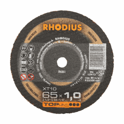 MINI rezný kotúč XT10 RHODIUS 65mm