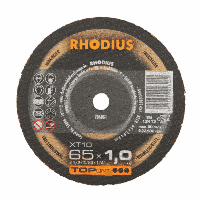 Dizajn bez názvu - 2026-02-26T102928.744 MINI rezný kotúč XT10 RHODIUS 65mm – Obrázok 1