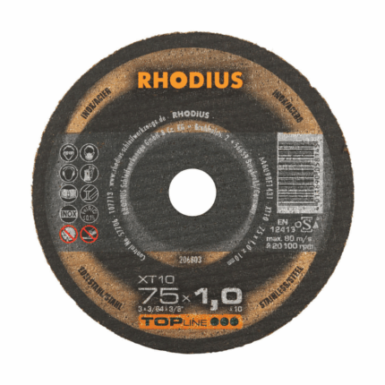 MINI rezný kotúč XT10 RHODIUS 75mm