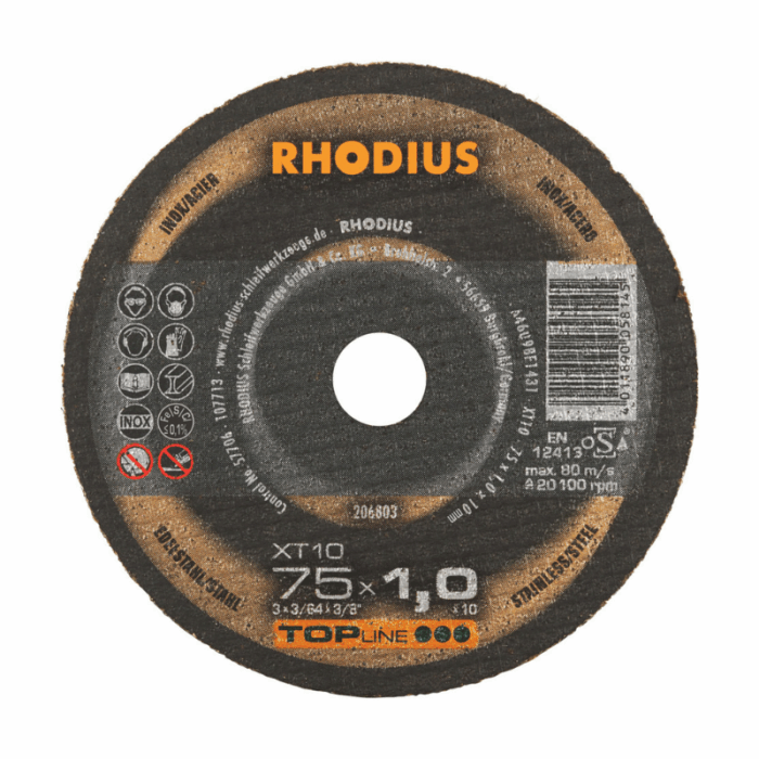 Dizajn bez názvu - 2026-02-26T104008.330 MINI rezný kotúč XT10 RHODIUS 75mm – Obrázok 1