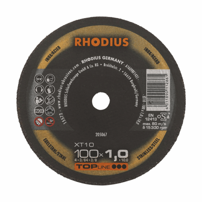 Dizajn bez názvu - 2026-02-26T104637.709 MINI rezný kotúč XT10 RHODIUS 100mm – Obrázok 1