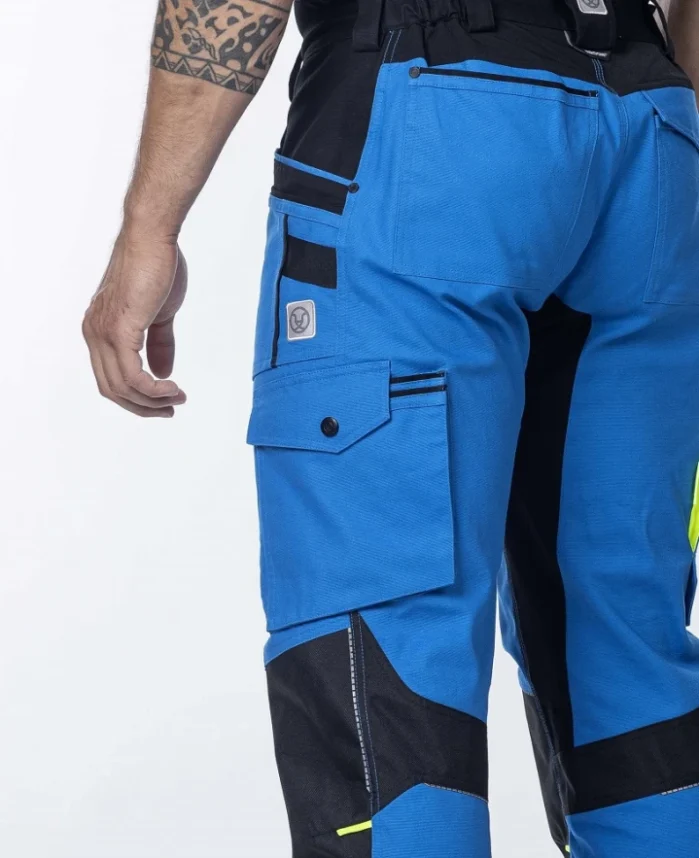 Nohavice s náprsenkou ARDON®4Xstretch® modré – Obrázok 3