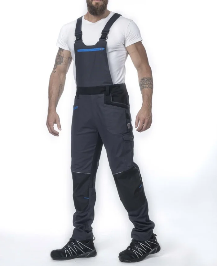 Nohavice s náprsenkou ARDON®4Xstretch® tmavo sivé – Obrázok 5