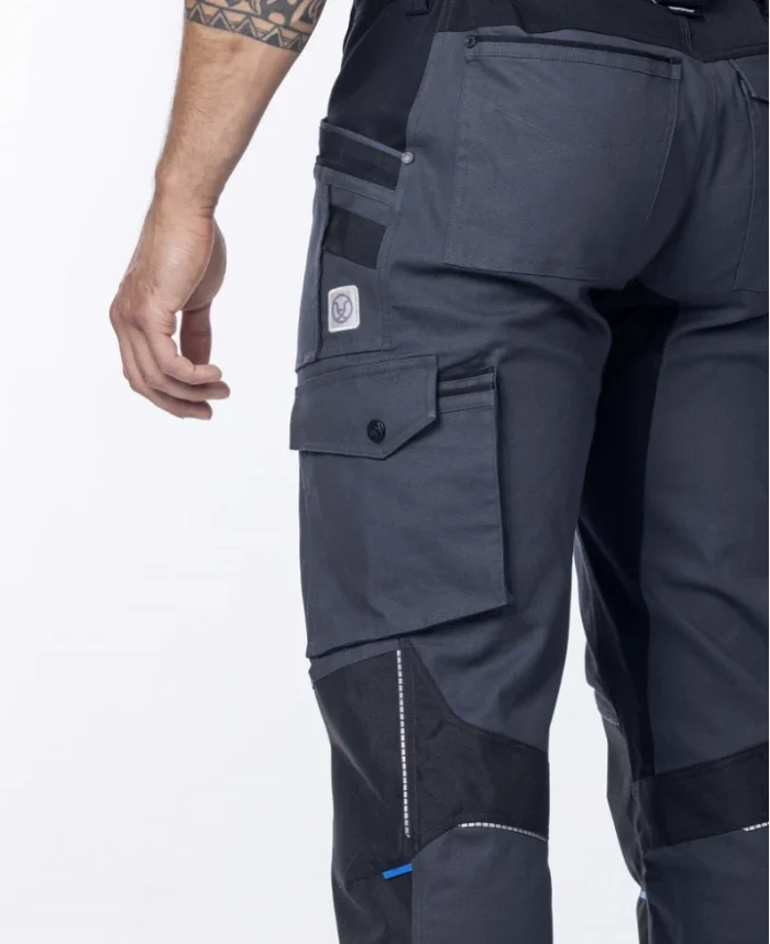 Nohavice s náprsenkou ARDON®4Xstretch® tmavo sivé – Obrázok 3