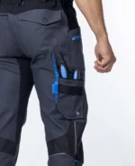 Nohavice s náprsenkou ARDON®4Xstretch® tmavo sivé – Obrázok 2