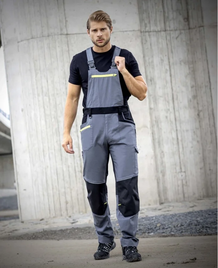 Nohavice s náprsenkou ARDON®4Xstretch® sivé – Obrázok 2