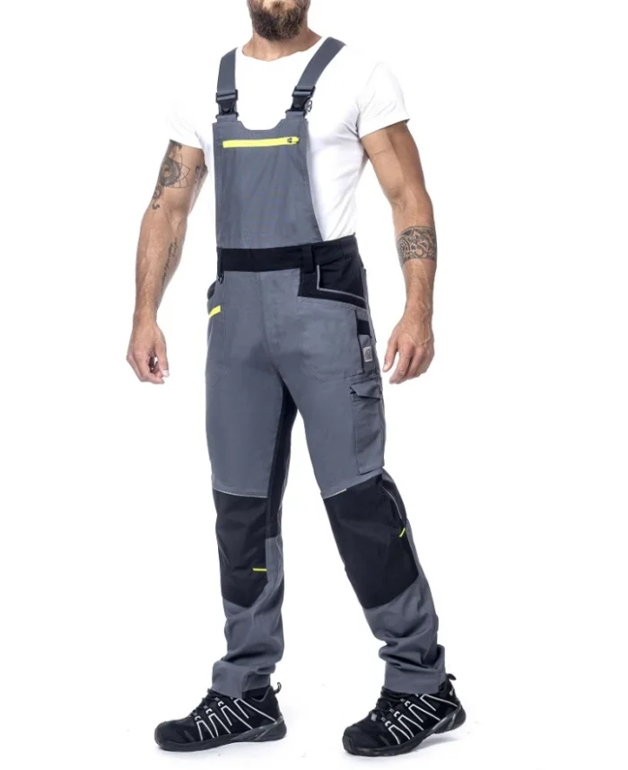 Nohavice s náprsenkou ARDON®4Xstretch® sivé – Obrázok 3