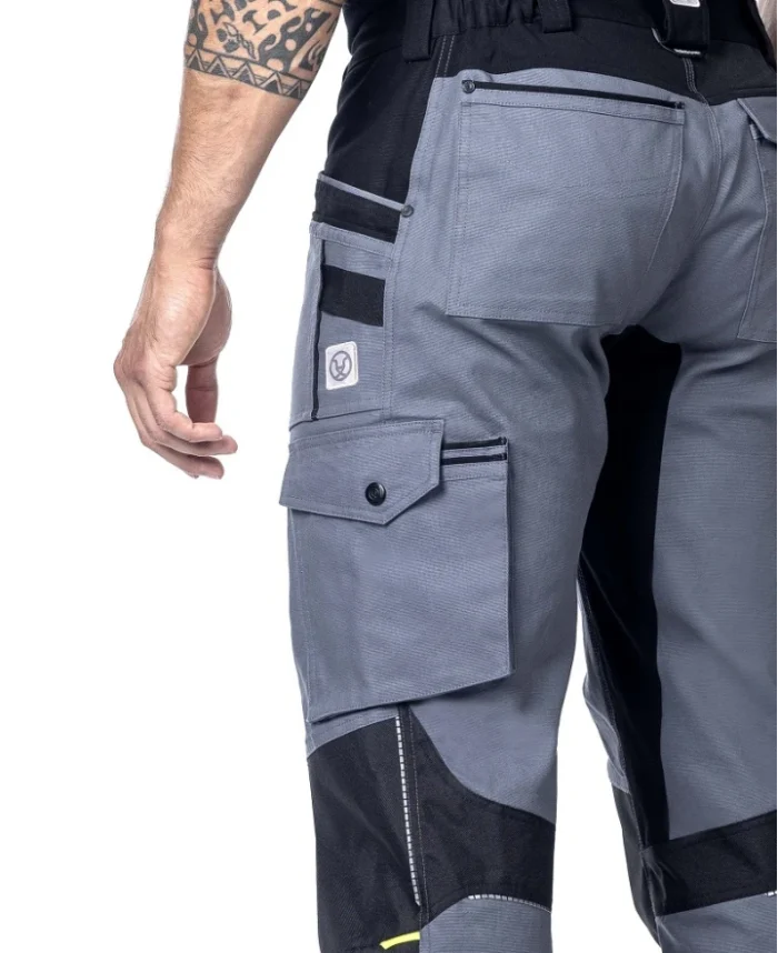 Nohavice s náprsenkou ARDON®4Xstretch® sivé – Obrázok 5