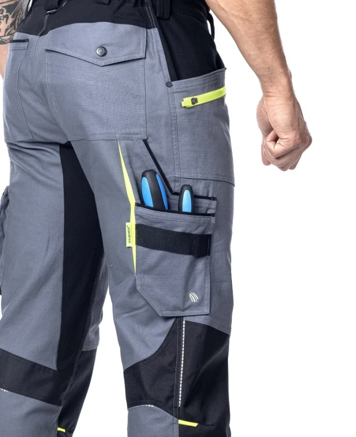 Nohavice s náprsenkou ARDON®4Xstretch® sivé – Obrázok 4