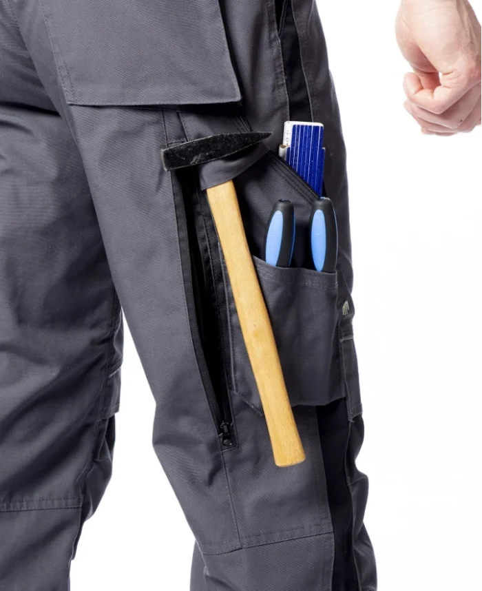 Nohavice s náprsenkou ARDON®URBAN+ tmavo sivé – Obrázok 5