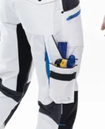 Nohavice s náprsenkou ARDON®4Xstretch® biele – Obrázok 5
