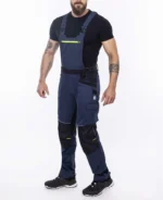 Nohavice s náprsenkou ARDON®4Xstretch® tmavo modré – Obrázok 4
