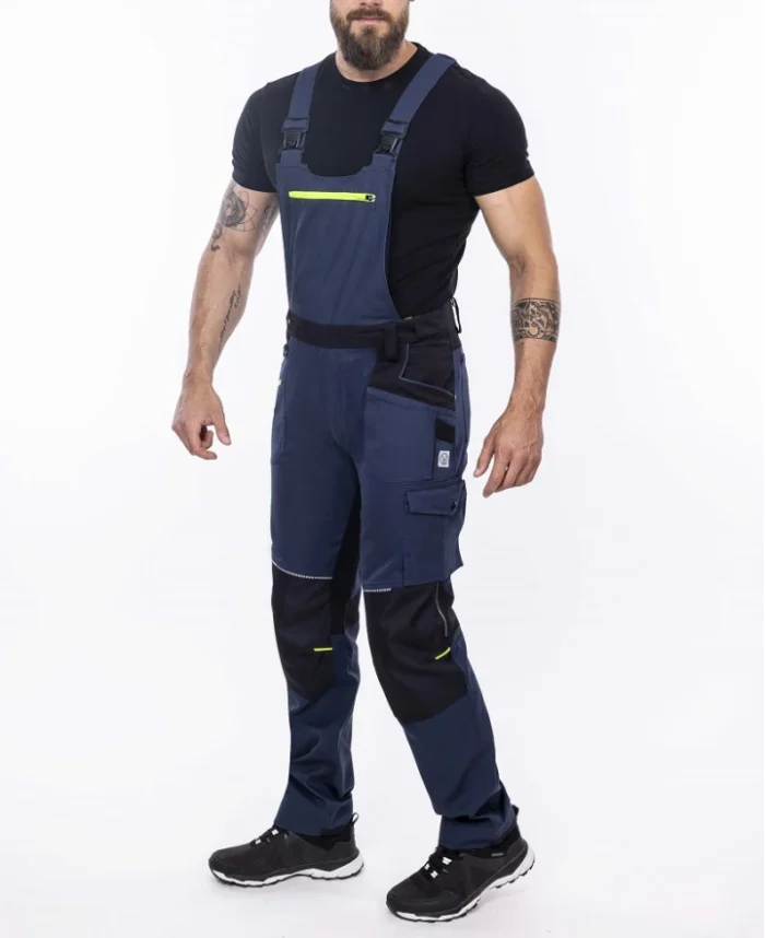 Nohavice s náprsenkou ARDON®4Xstretch® tmavo modré – Obrázok 4
