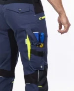 Nohavice s náprsenkou ARDON®4Xstretch® tmavo modré – Obrázok 3