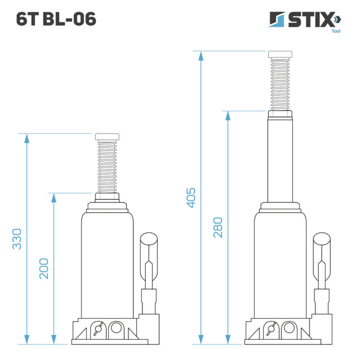Hydraulický zdvihák "panenka" 6T – Obrázok 2