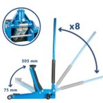 Nízkoprofilový hydraulický zdvihák 3T – Obrázok 2