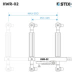 Hydraulický manipulačný vozík s kolieskami HWR-02 – Obrázok 3